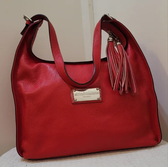 Red handbag genuine leather - Picture 16 of 16